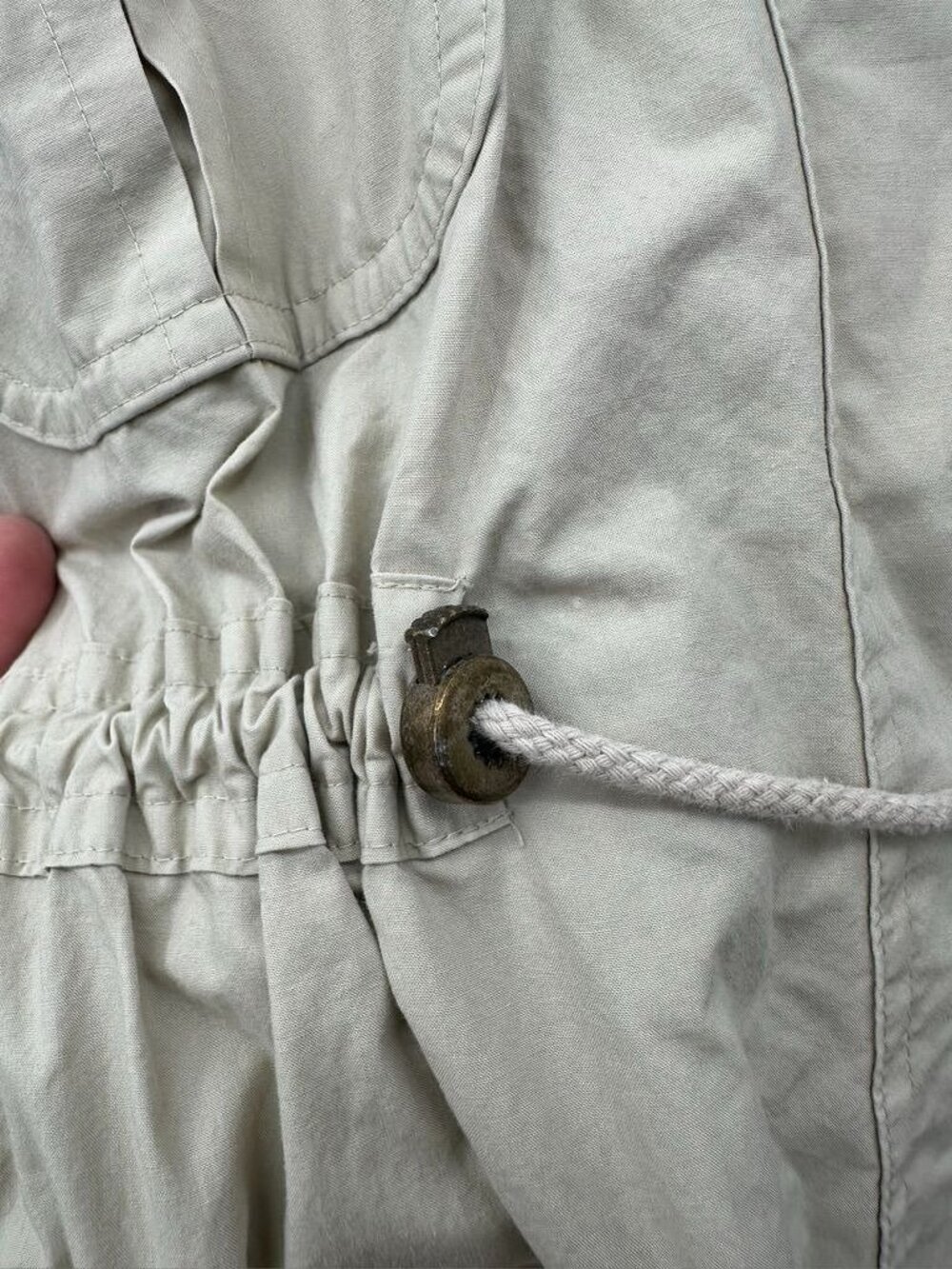 Vintage Burberry Utility Jacket Trench Coat Mid/Short Length Hood Nova Check - Picture 11 of 16